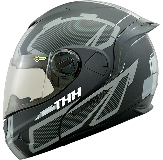 《遠古騎士》THH T-797N 萬花筒  平光黑/銀灰 內墨鏡 可樂帽 安全帽 全可拆