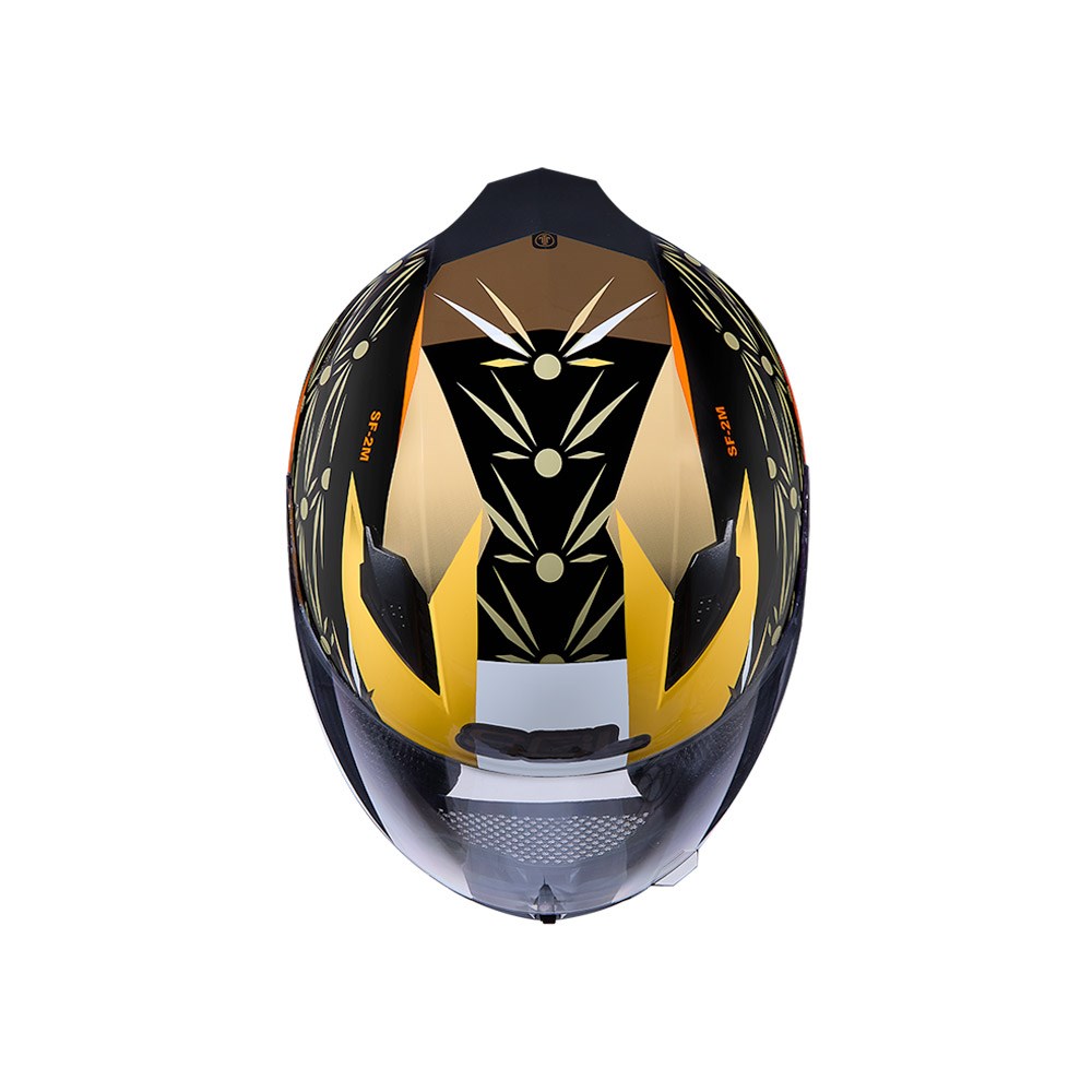 《遠古騎士》SOL SF2M SF-2M 光芒 黑/黃 全罩 安全帽 輕量化 雙D扣