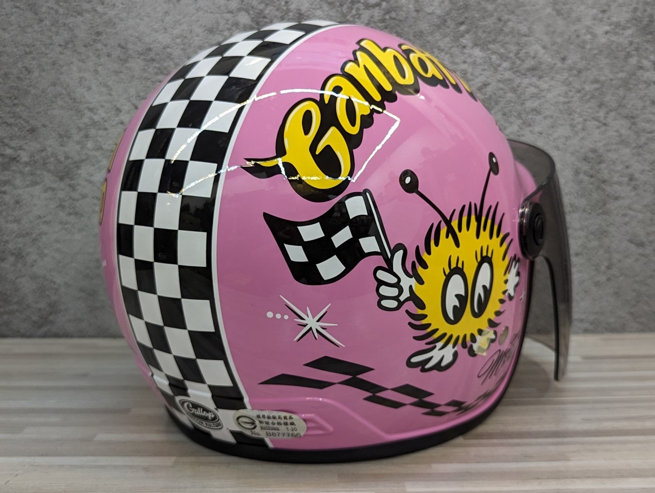 《遠古騎士》台灣製造 MOONEYES X GALLOP Kids helmets 粉色 聯名童帽 包覆性