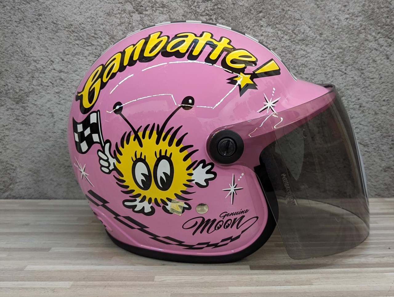 《遠古騎士》台灣製造 MOONEYES X GALLOP Kids helmets 粉色 聯名童帽 包覆性