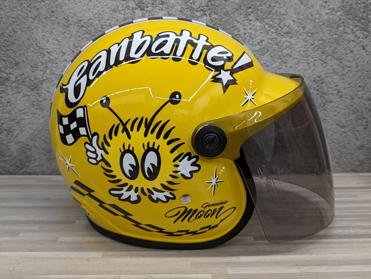 《遠古騎士》台灣製造 MOONEYES X GALLOP Kids helmets 黃色 聯名童帽 包覆性