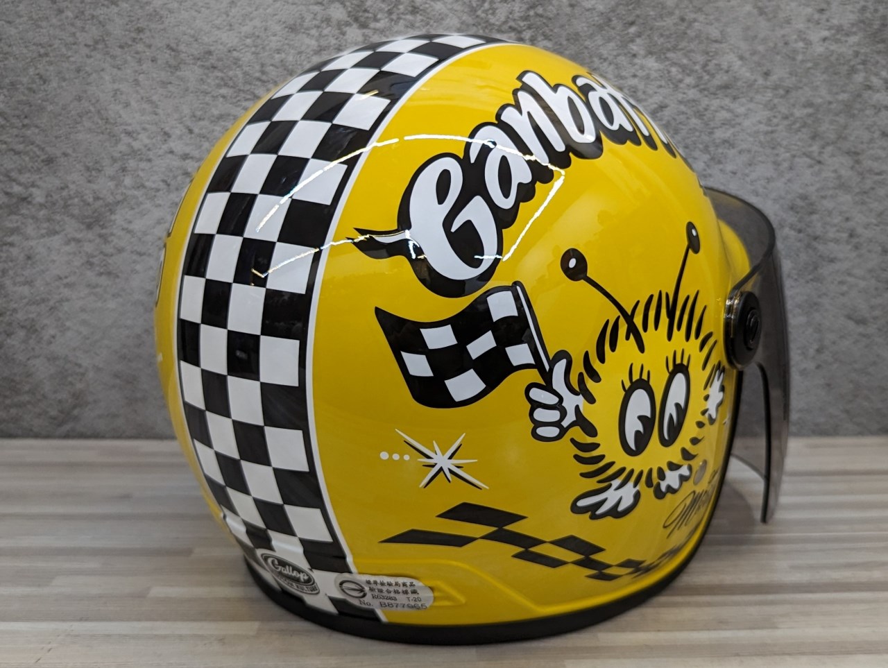 《遠古騎士》台灣製造 MOONEYES X GALLOP Kids helmets 黃色 聯名童帽 包覆性