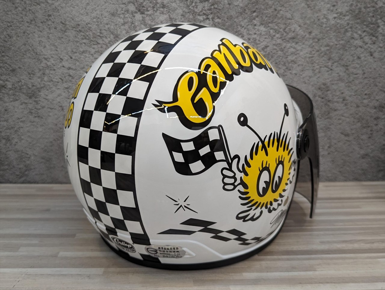 《遠古騎士》台灣製造 MOONEYES X GALLOP Kids helmets 黃色 聯名童帽 包覆性