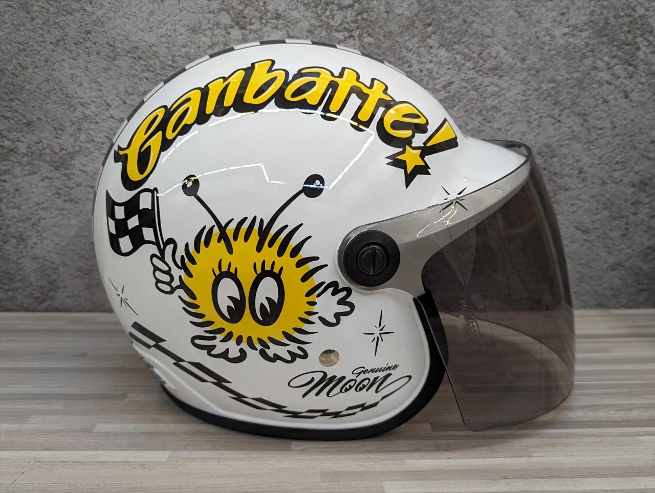 《遠古騎士》台灣製造 MOONEYES X GALLOP Kids helmets 黃色 聯名童帽 包覆性