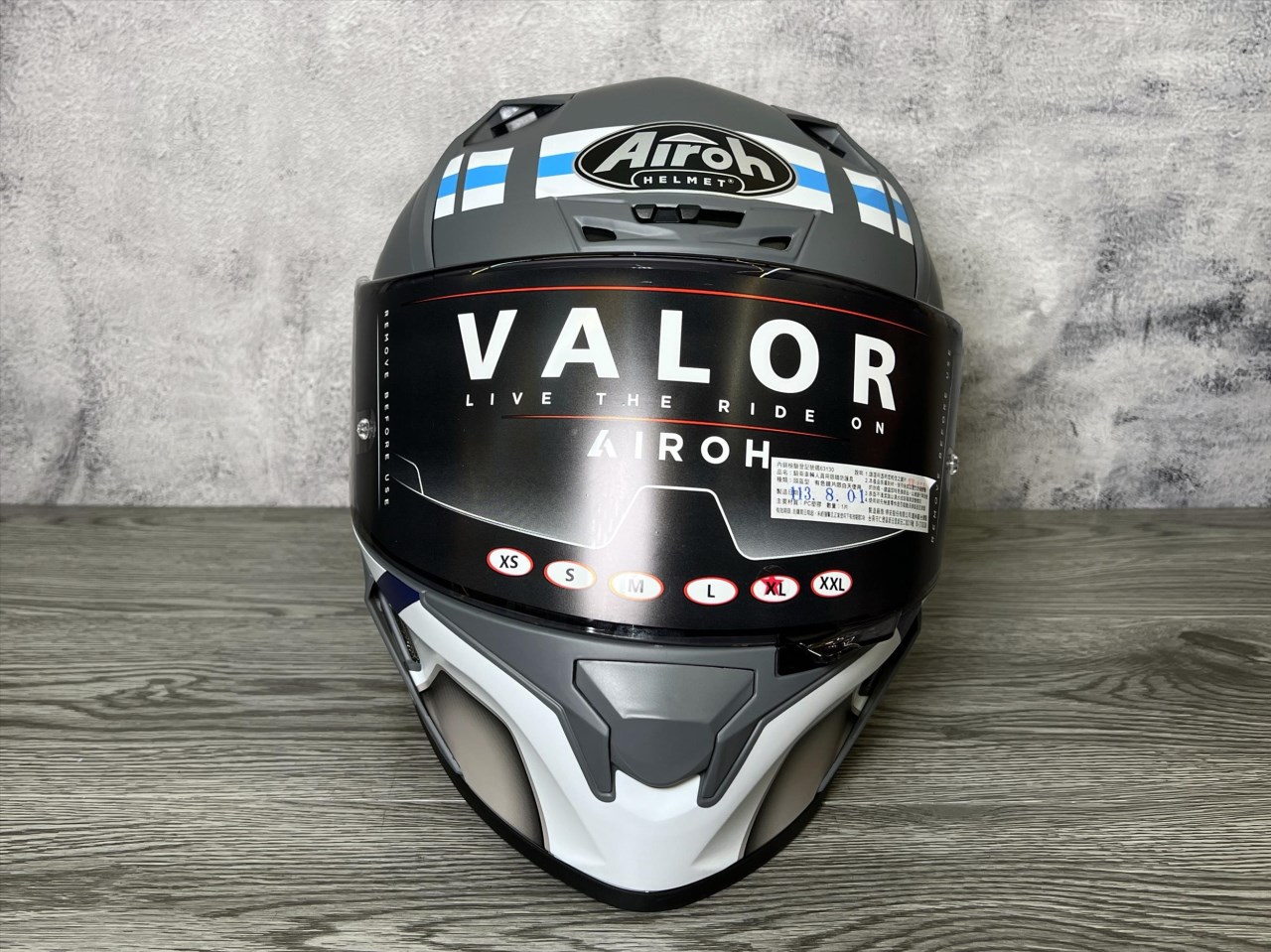 《遠古騎士》AIROH 義大利 VALOR #2 消光水泥灰 全罩 安全帽 輕量 通風