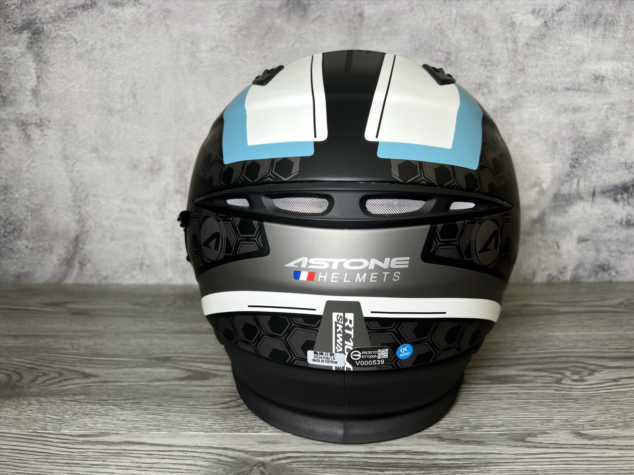 《遠古騎士》 ASTONE RT1000 AB17 平黑藍 雙鏡片 雙D扣 可樂帽安全帽