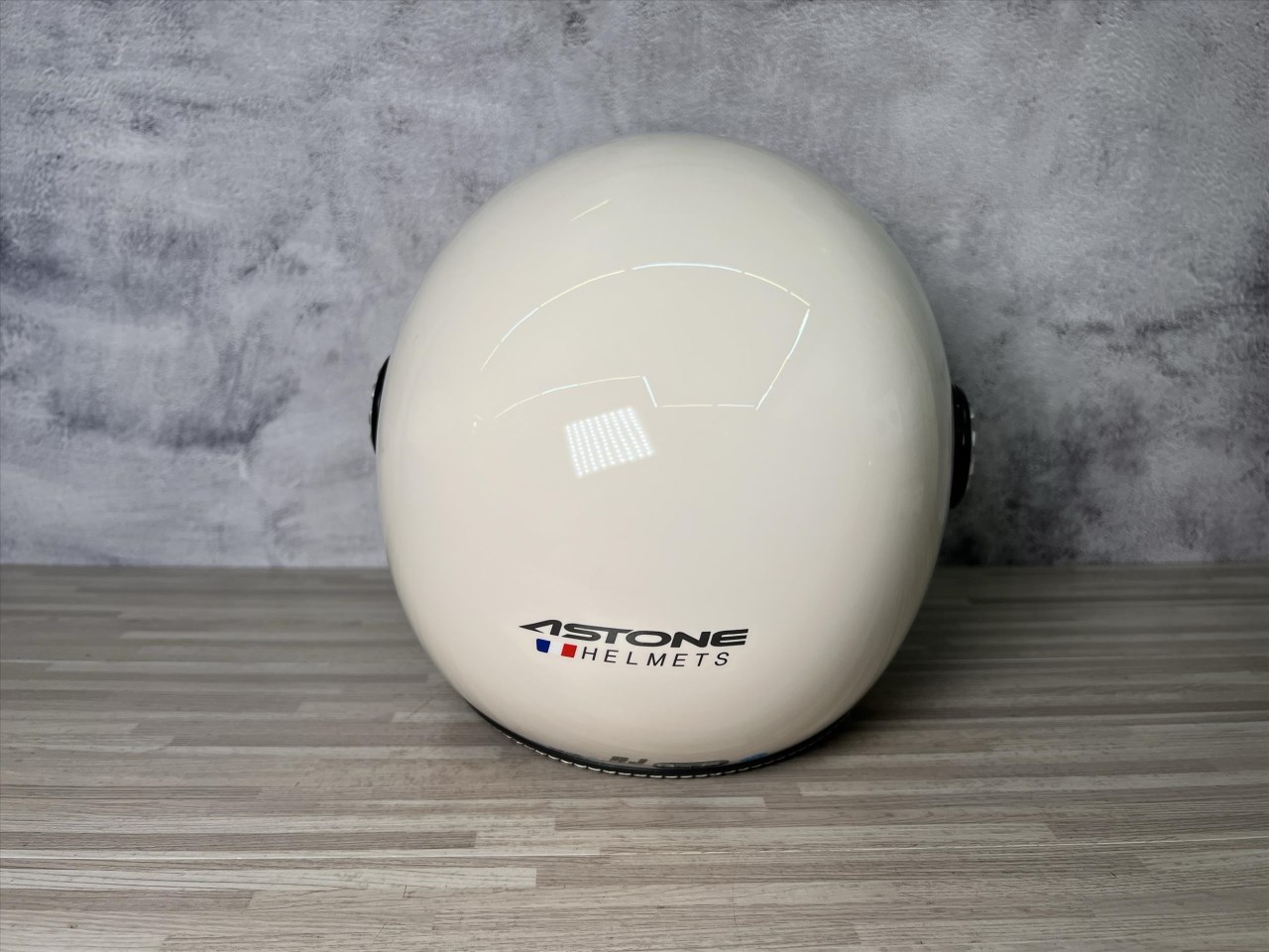 《遠古騎士》ASTONE AJ 素色 乳白 半罩 小帽體 適合女生戴 內襯全可拆洗