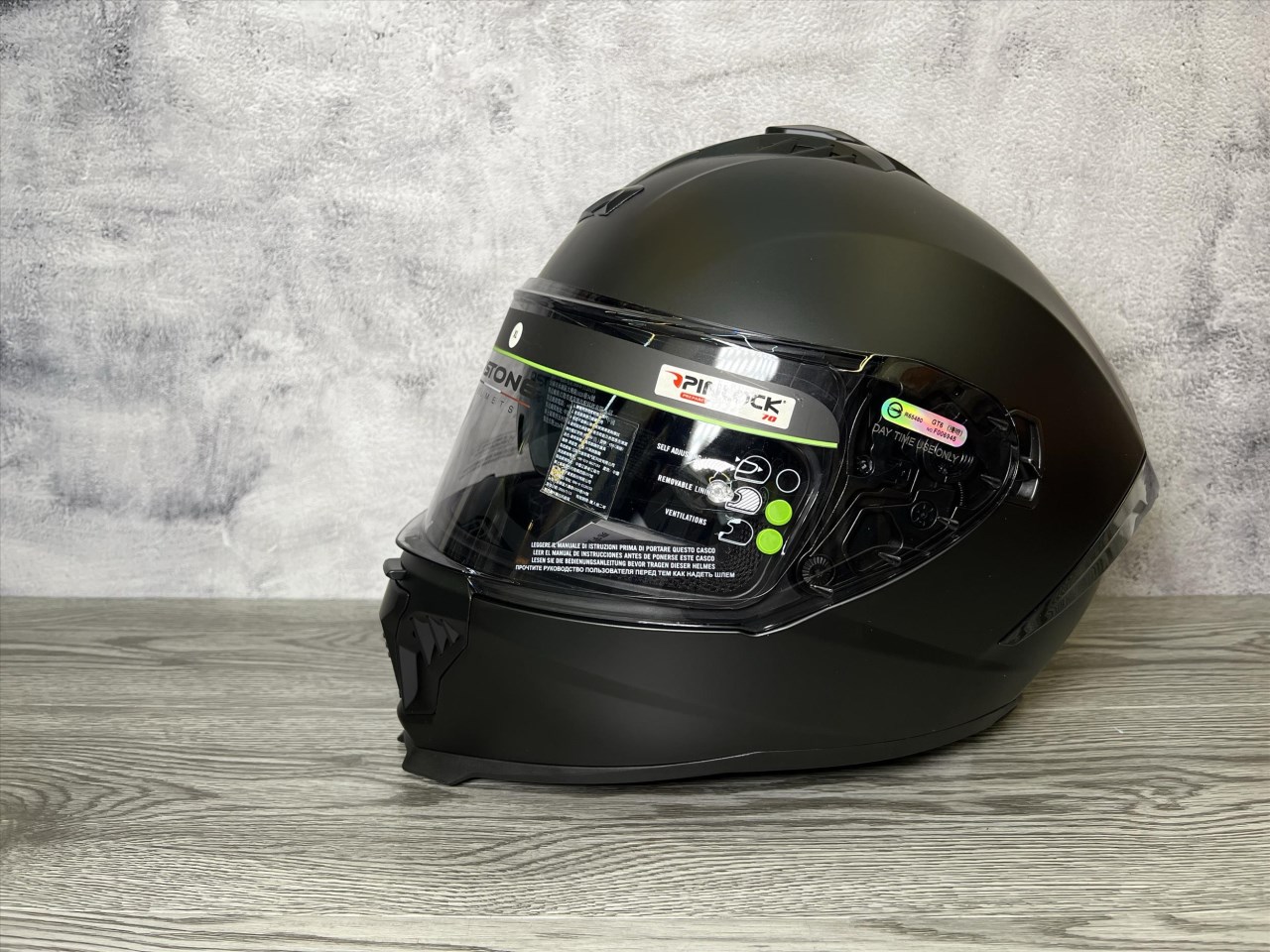 《遠古騎士》ASTONE GT6 PLUS 素色 消光黑 全罩安全帽