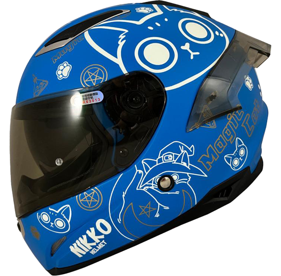 《遠古騎士》Nikko N802S #10 很多貓咪安全帽 全罩式 安全帽