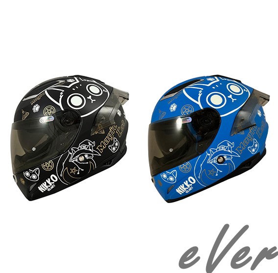 《遠古騎士》Nikko N802S #10 很多貓咪安全帽 全罩式 安全帽