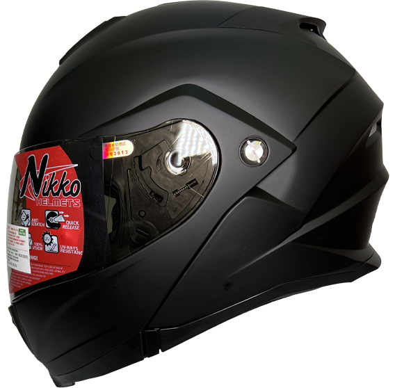 《遠古騎士》Nikko N-902 II 素色 霧面黑 汽水帽 可樂帽 可掀式安全帽