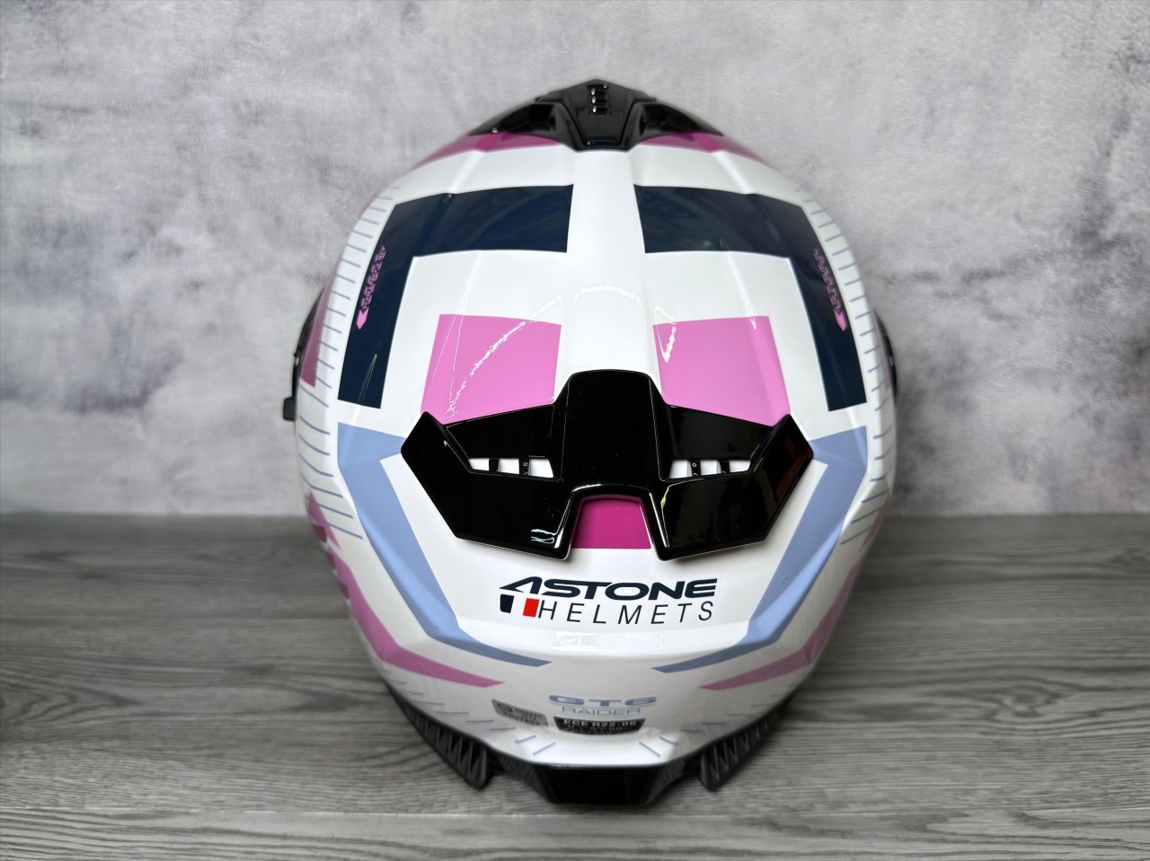 《遠古騎士》ASTONE GT6 YB02 白桃 內墨鏡 眼鏡溝 金屬排扣