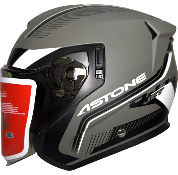 《遠古騎士》ASTONE DJ14 BQ1 平褐黑 半罩式安全帽