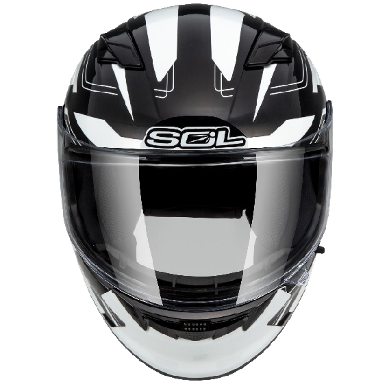 《遠古騎士》SOL SF-6 超新星 黑/白 全罩式安全帽 內襯可拆洗 雙D扣 雙鏡