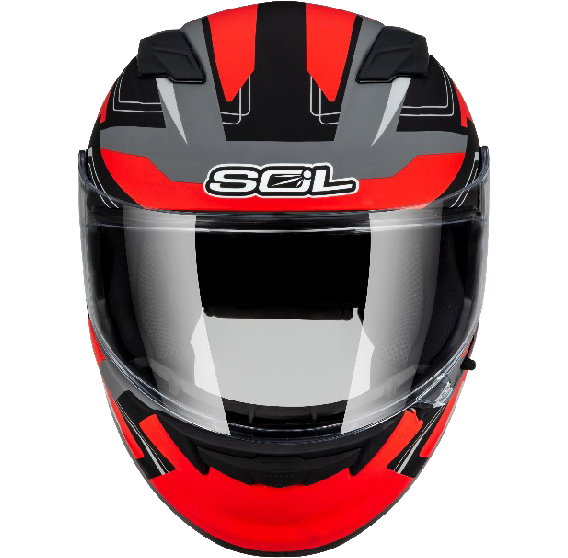 《遠古騎士》SOL SF-6 超新星 消光灰/黑紅 全罩式安全帽 內襯可拆洗 雙D扣 雙鏡
