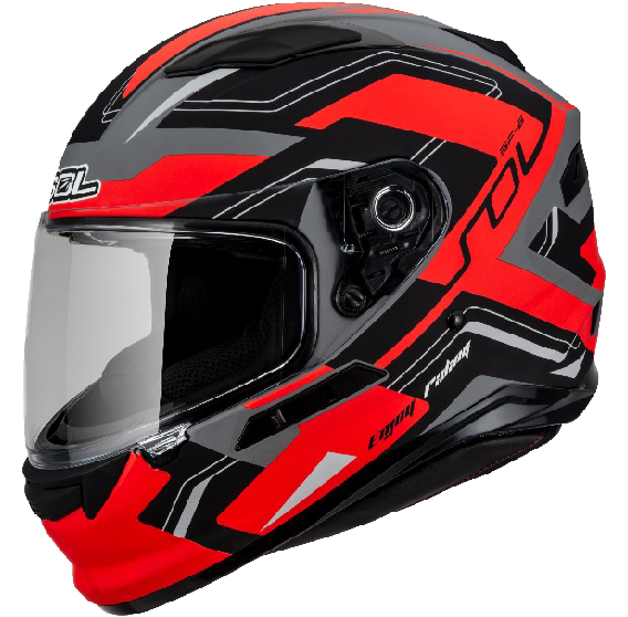 《遠古騎士》SOL SF-6 超新星 消光灰/黑紅 全罩式安全帽 內襯可拆洗 雙D扣 雙鏡