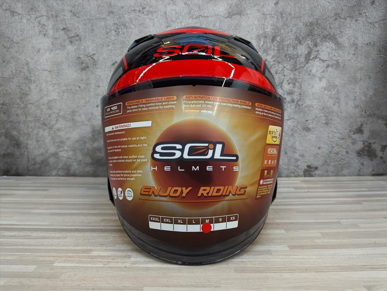 《遠古騎士》SOL SO7E SO-7E 幻影 黑紅 半罩 內藏墨鏡 雙D扣 雙層鏡 安全帽 