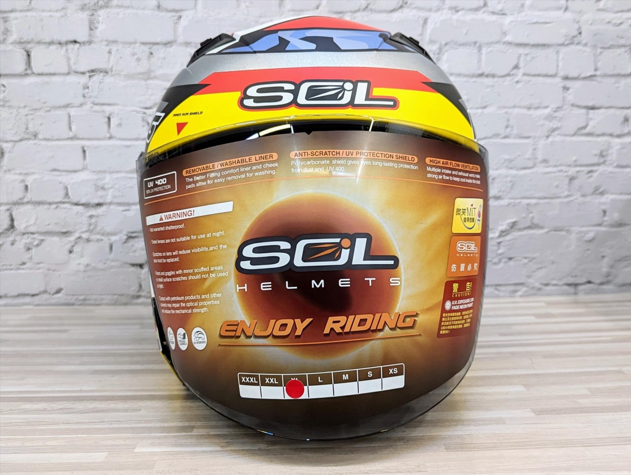 《遠古騎士》SOL SO-7 SO7 極速先鋒  消光銀/黃紅藍 半罩 雙D扣 雙層鏡 安全帽