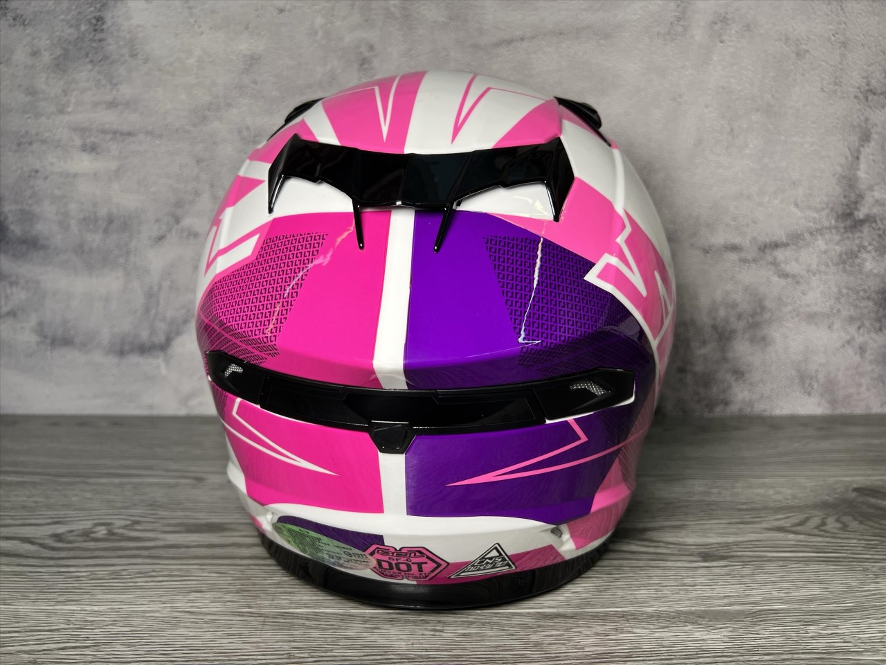 《遠古騎士》SOL SF-6 超視界_白/紫粉 全罩式安全帽 內襯可拆洗 雙D扣 雙鏡