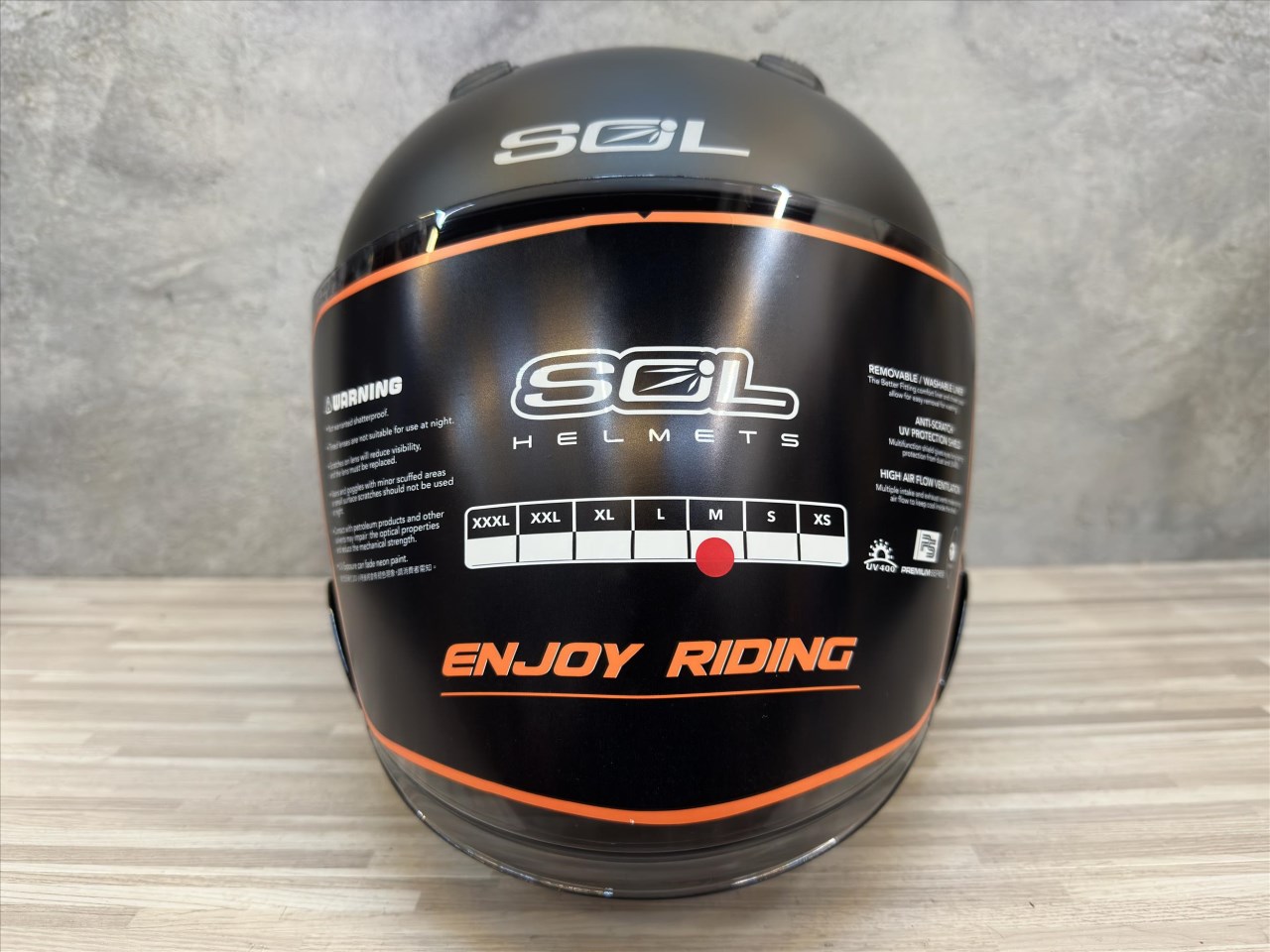 《遠古騎士》SOL SO-XP 素色_素消光黑 半罩內藏墨鏡 雙D扣 雙層鏡 安全帽