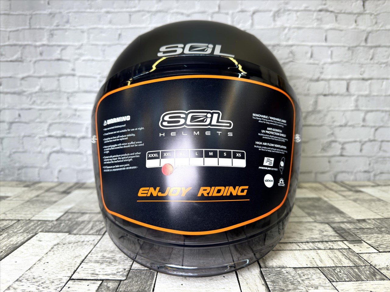 《遠古騎士》SOL SO-11P 素色_素消光黑 半罩內藏墨鏡 雙D扣 雙層鏡 安全帽