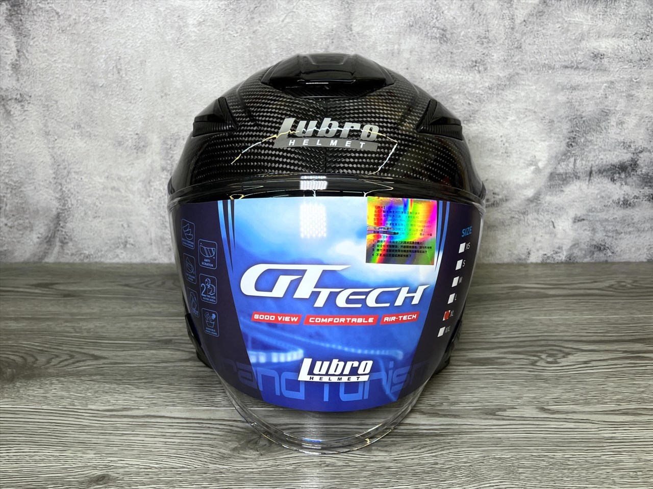 《遠古騎士》LUBRO GT TECH 內墨片 碳纖維 卡夢 CARBON 安全帽