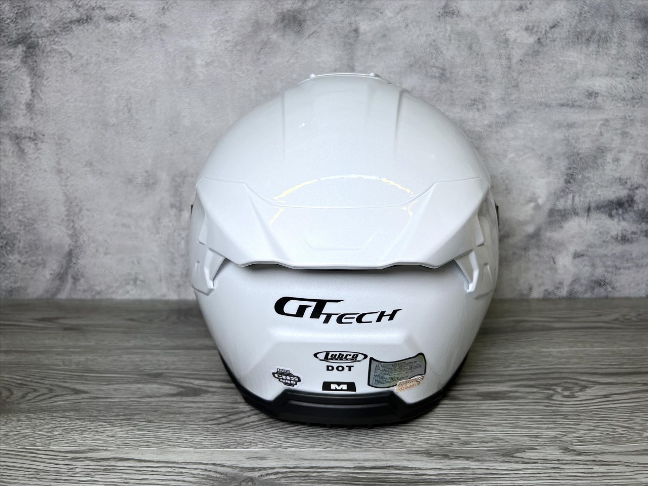 《遠古騎士》LUBRO GT TECH 素色 珍珠白 內墨片 半罩 可拆洗內襯 安全帽