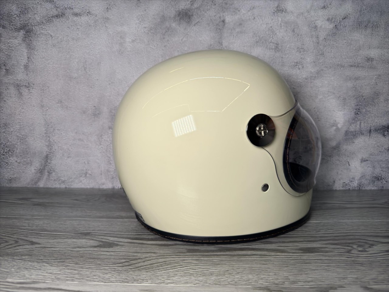 《遠古騎士》Mongolian蒙古人 泡泡鏡樂高帽 米白 雙D扣 復古 內襯全可拆洗 樂高帽 全罩安全帽