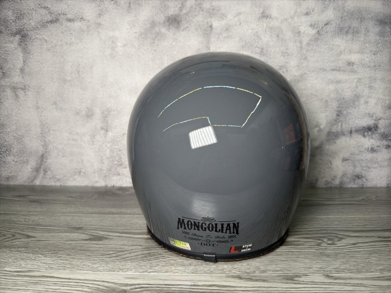 《遠古騎士》Mongolian蒙古人 泡泡鏡樂高帽 石墨灰 雙D扣 復古 內襯全可拆洗 樂高帽 全罩安全帽