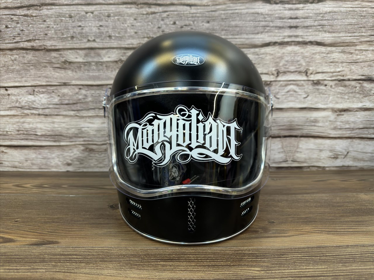 《遠古騎士》Mongolian蒙古人 喵星人樂高帽 皮革黑 雙D扣 復古 內襯全可拆洗 樂高帽 全罩安全帽