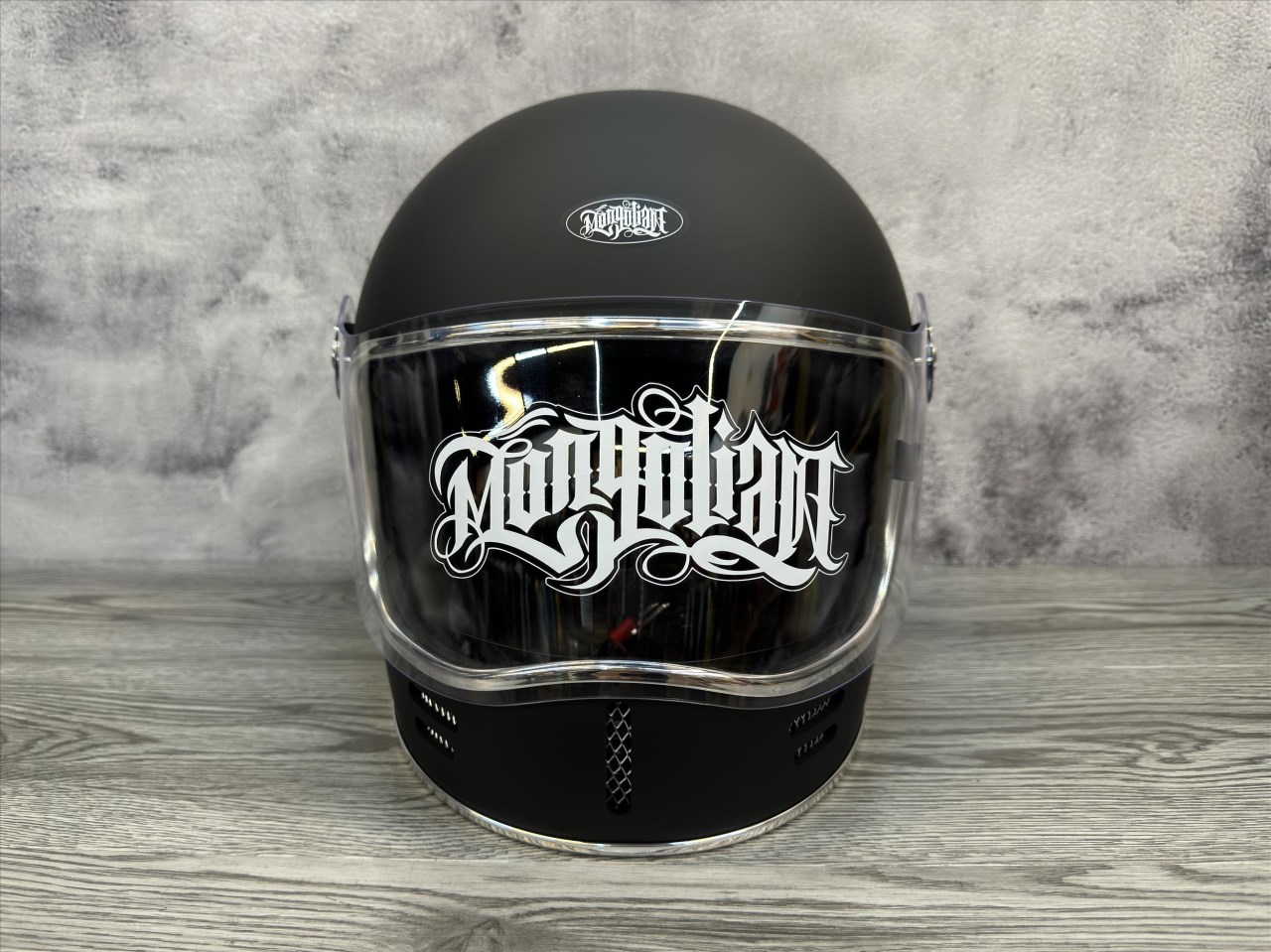 《遠古騎士》Mongolian蒙古人 喵星人樂高帽 消光黑 雙D扣 復古 內襯全可拆洗 樂高帽 全罩安全帽