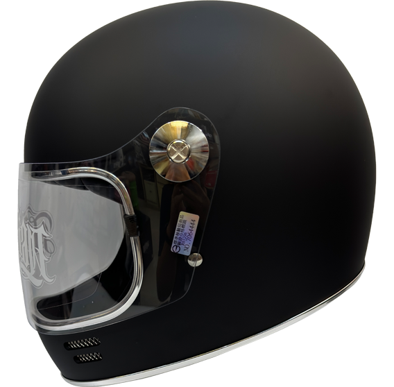 《遠古騎士》Mongolian蒙古人 喵星人樂高帽 消光黑 雙D扣 復古 內襯全可拆洗 樂高帽 全罩安全帽