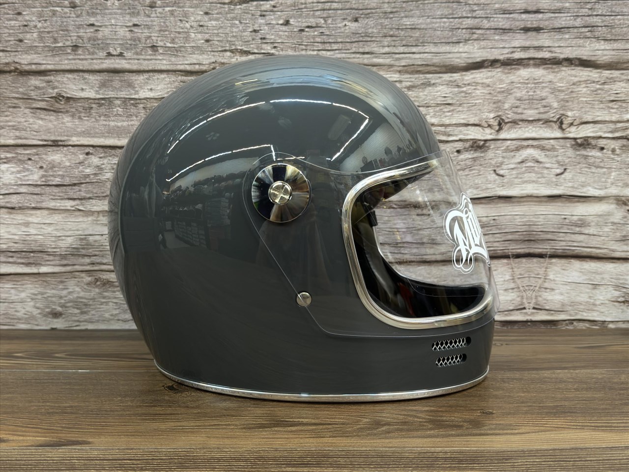 《遠古騎士》Mongolian蒙古人 喵星人樂高帽 星塵灰 雙D扣 復古 內襯全可拆洗 樂高帽 全罩安全帽 