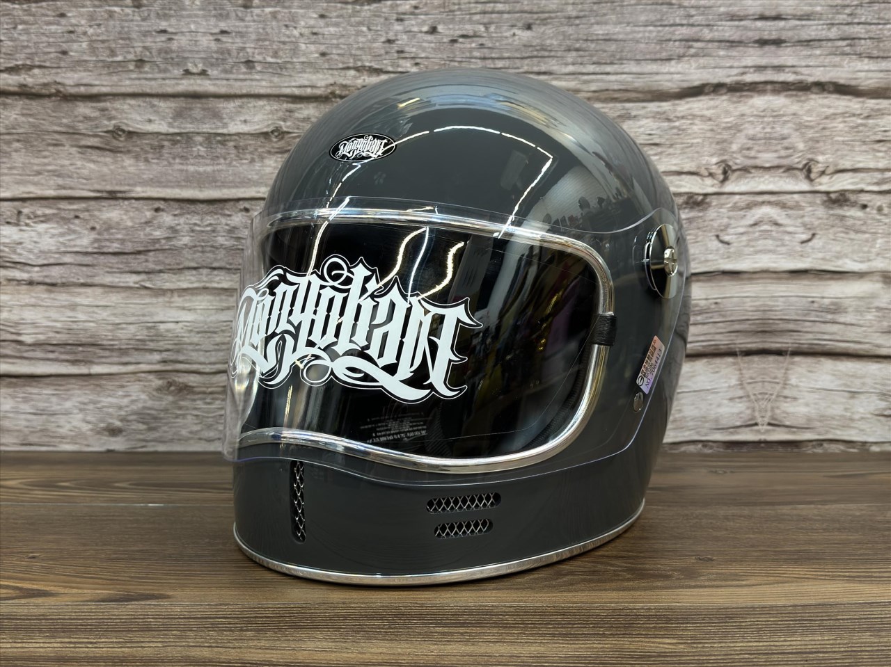 《遠古騎士》Mongolian蒙古人 喵星人樂高帽 星塵灰 雙D扣 復古 內襯全可拆洗 樂高帽 全罩安全帽 