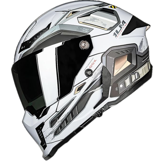 《遠古騎士》ILM MF509 賽博鋼骨 Cyborg 灰色 全罩式安全帽