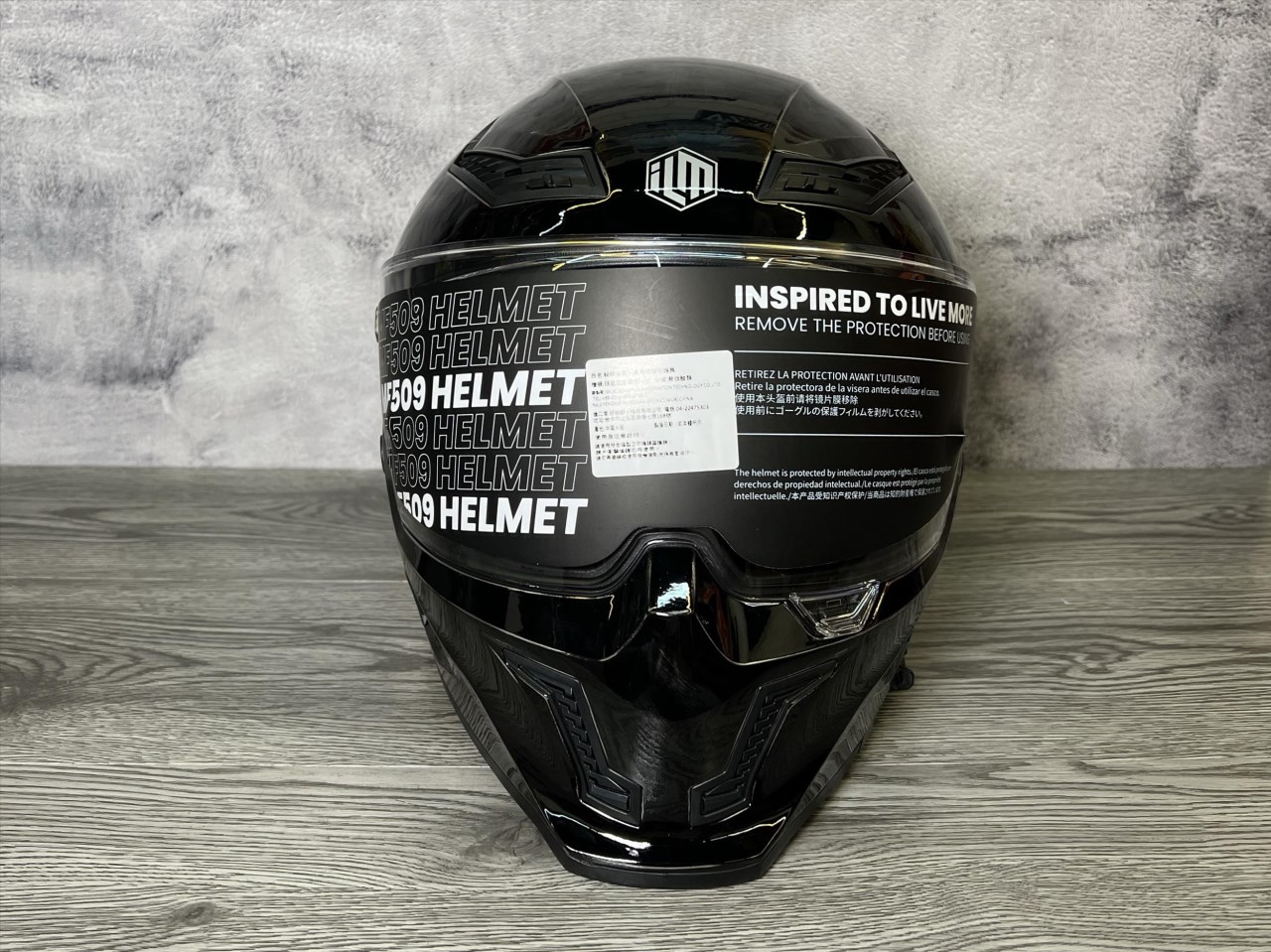 《遠古騎士》ILM MF509 戰損 War Damage 戰損灰 全罩式安全帽