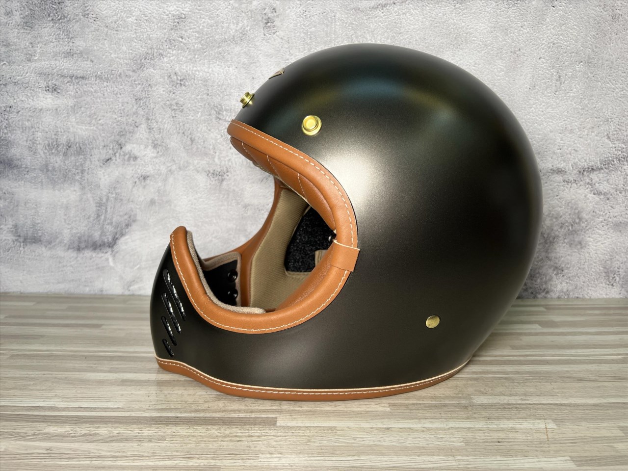 《遠古騎士》Feture 飛喬 STEVEN CUSTOM史帝文 亞光玄武灰 全罩山車帽