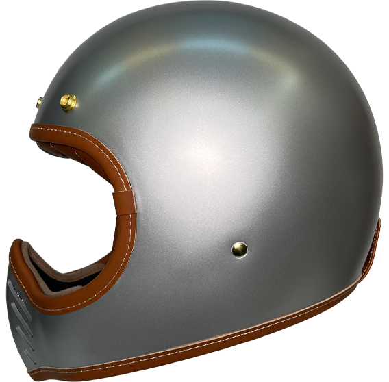 《遠古騎士》Feture 飛喬 STEVEN CUSTOM史帝文 亞光冰島銀 全罩山車帽