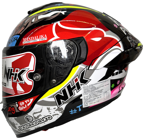 《遠古騎士》 NHK K5R AL21 #11 印尼站 全罩安全帽 超輕量 透氣