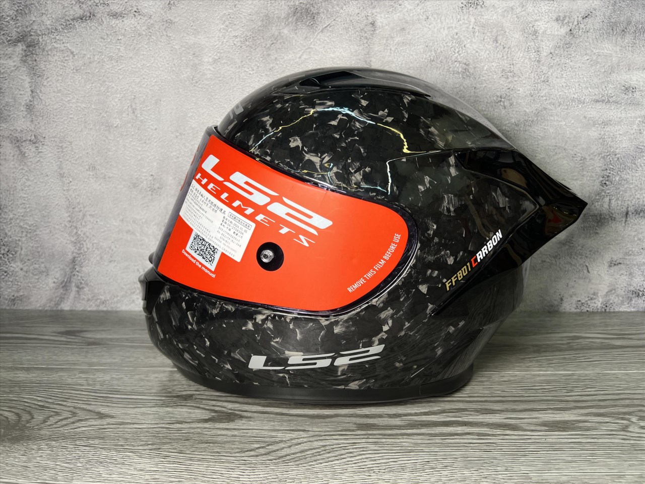 《遠古騎士》LS2 FF801 CARBON 亮面鍛造碳纖維 全罩式 安全帽