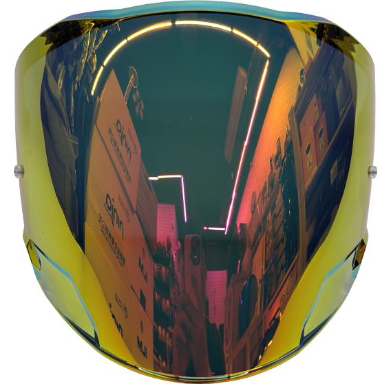 《遠古騎士》LS2 OF618 VERSO II 多層膜大鏡片 半罩安全帽原廠專用鏡片