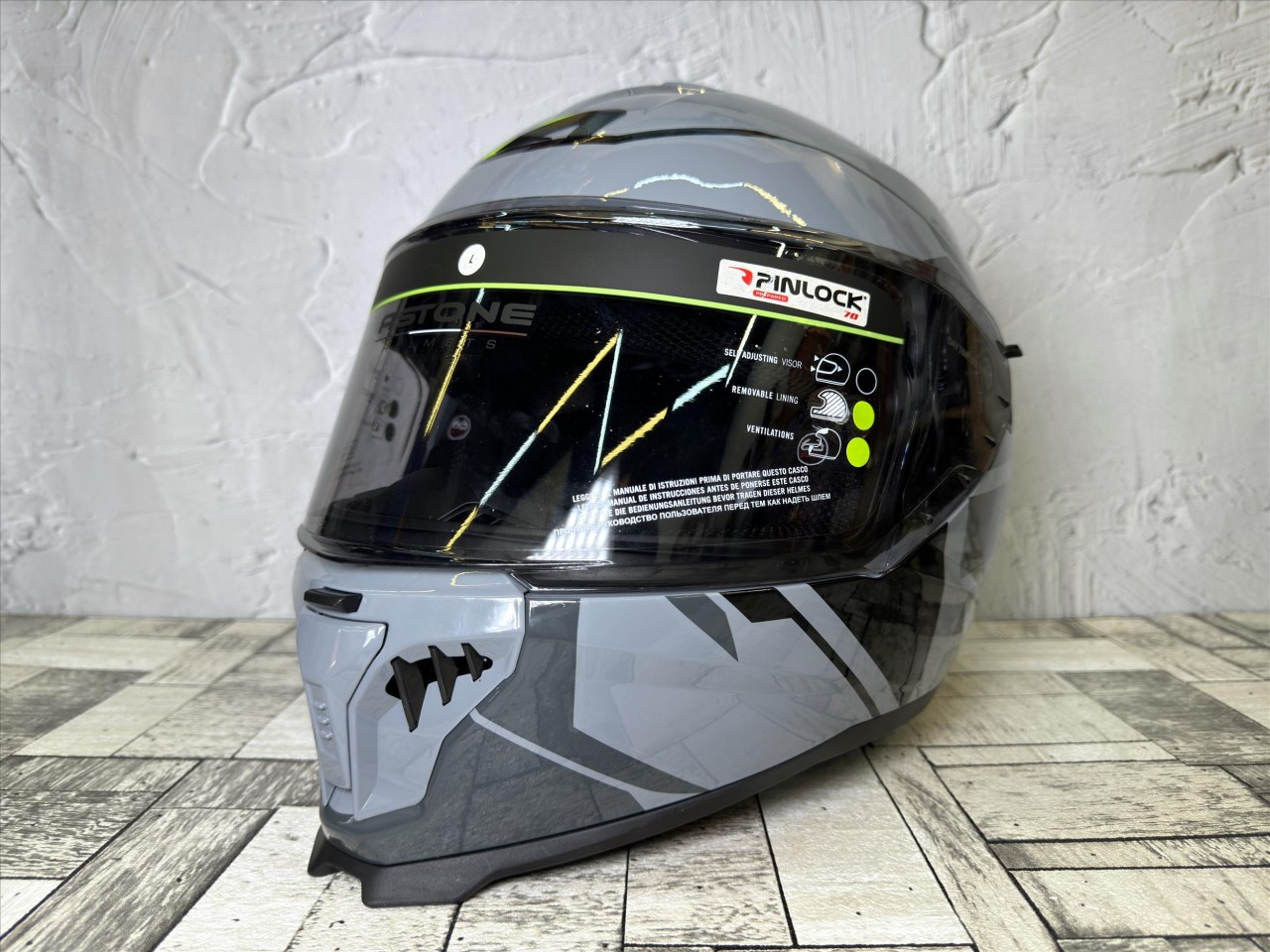 《遠古騎士》ASTONE GT6 YB01 灰黑 內墨鏡 眼鏡溝 金屬排扣