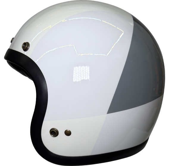 《遠古騎士》iRiE碳纖維復古安全帽《SUNDAE》璀璨蒙布朗