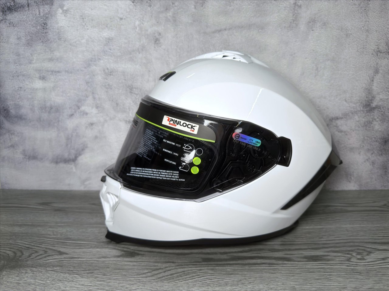 《遠古騎士》ASTONE GT6 PLUS 素色 白 全罩安全帽