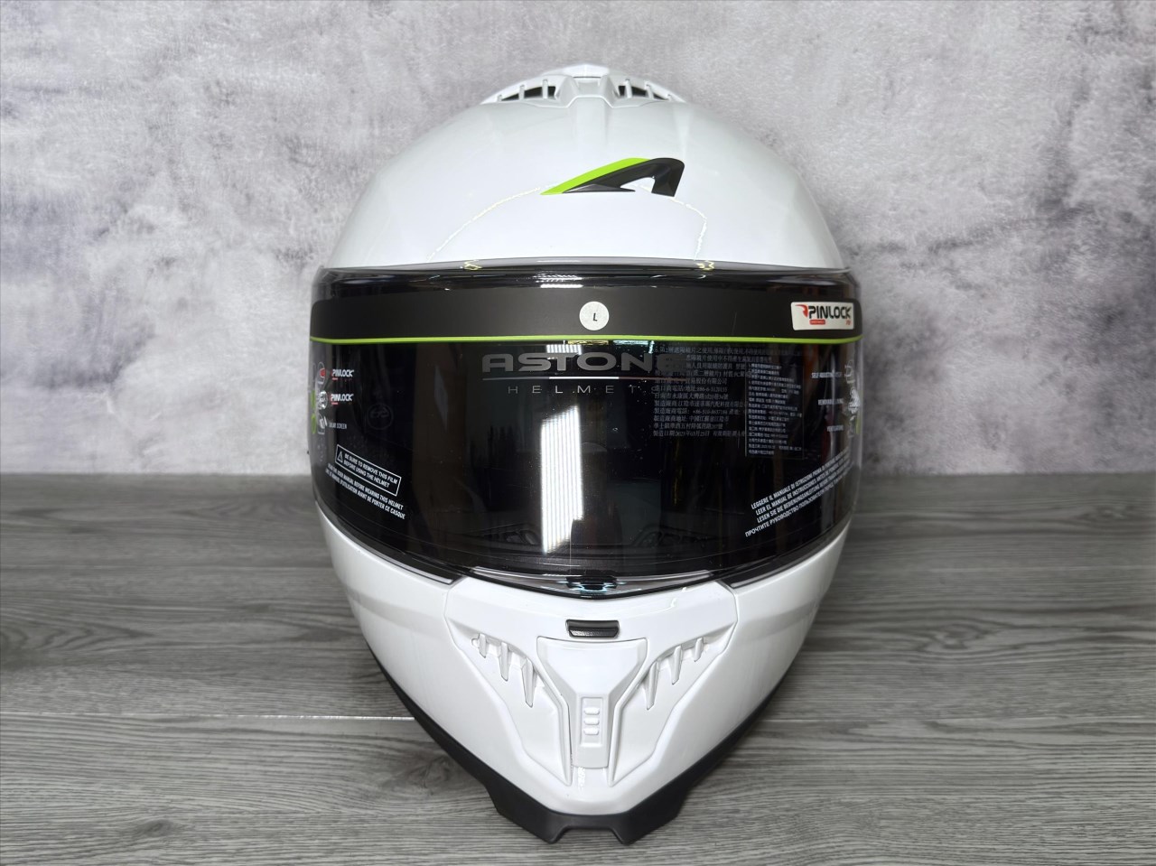 《遠古騎士》ASTONE GT6 PLUS 素色 白 全罩安全帽