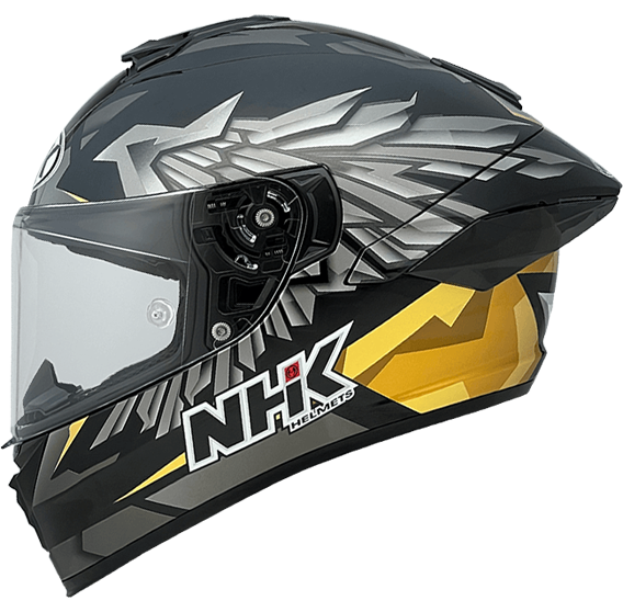 《遠古騎士》NHK K5R 雄鷹 WingStar 亮黑金/ 消光黑銀 全罩安全帽 超輕量 透氣