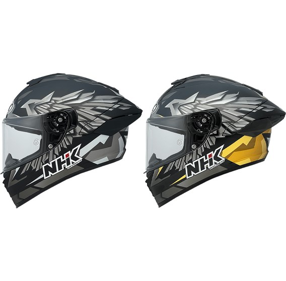 《遠古騎士》NHK K5R 雄鷹 WingStar 亮黑金/ 消光黑銀 全罩安全帽 超輕量 透氣
