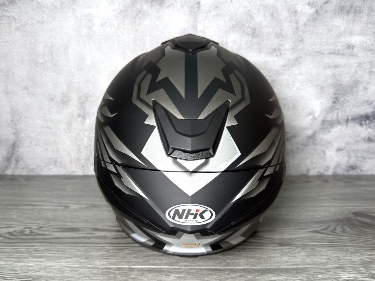 NHK K5R 雄鷹 WingStar 消光黑銀 全罩安全帽 超輕量 透氣