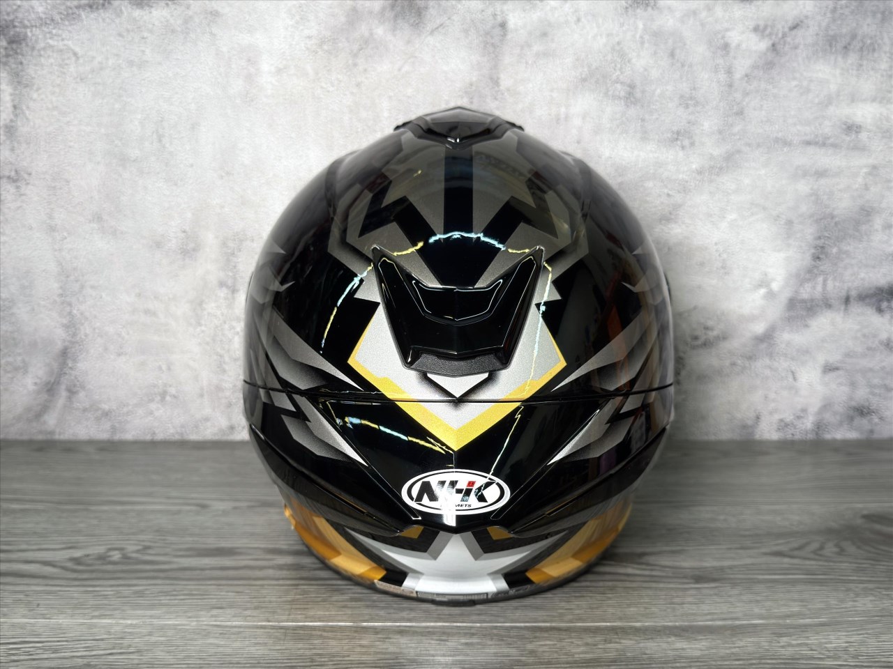 NHK K5R 雄鷹 WingStar 亮黑金 全罩安全帽 超輕量 透氣