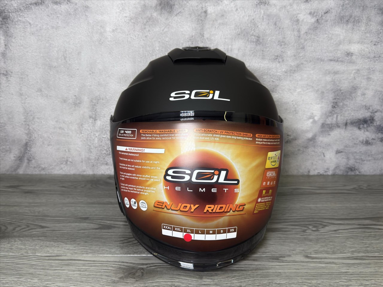 《遠古騎士》SOL SO-14 素色 消光黑 半罩 內藏墨鏡 齒排鐵插扣 安全帽